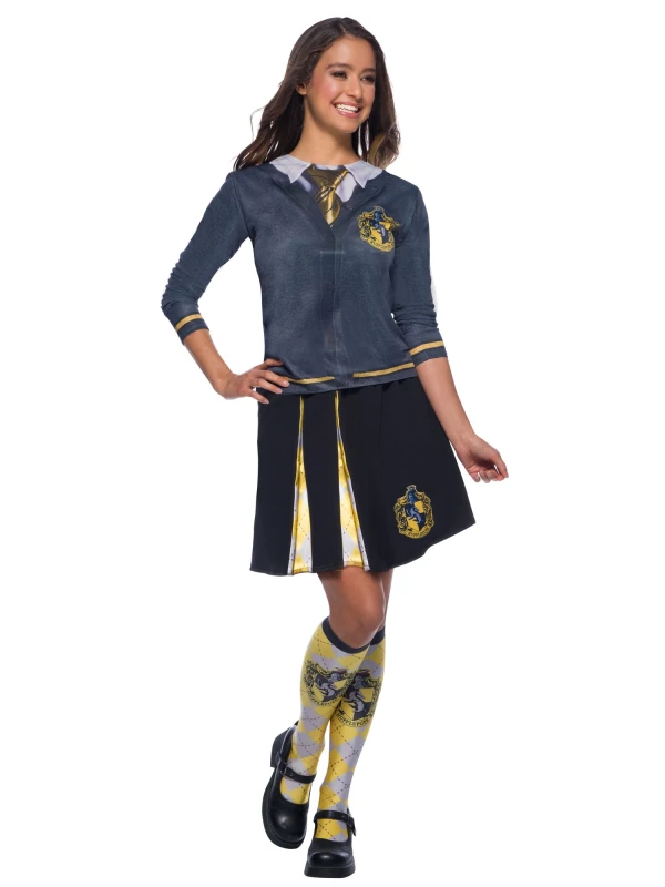 Image of Rubies Adult Hufflepuff Costume Top Multi unisex