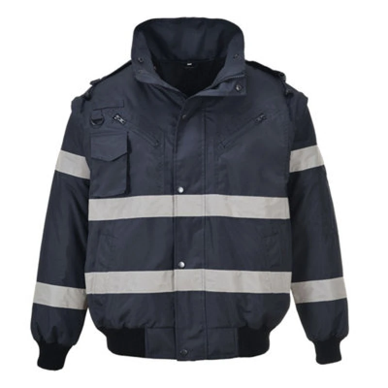 Image of Portwest Iona 3 in 1 Bomber Jacket S435NARS Colour: Navy