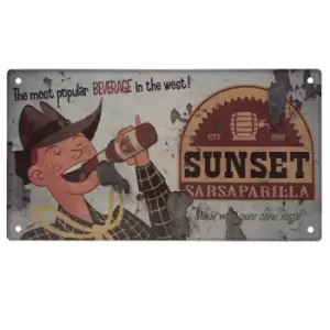 Image of Fallout Sunset Sarsaparilla Metal Sign
