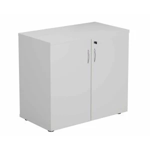 Image of TC Office Cupboard with Lockable Doors with 1 Shelf Height 730mm, White