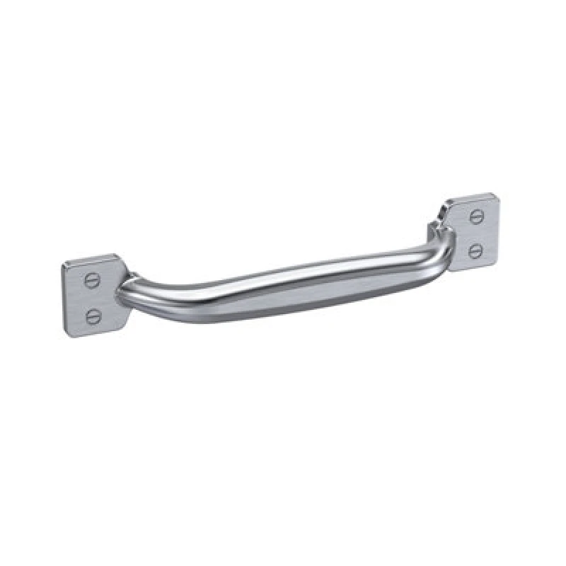 Image of Balterley Strap Handle 126mm 96mm Centres Brushed Nickel Silver
