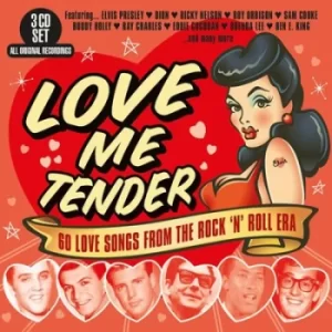 Image of Love Me Tender 60 Love Songs from the Rock N Roll Era by Various Artists CD Album