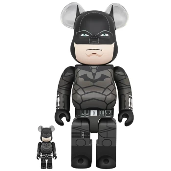 Image of Medicom The Batman 100% & 400% Be@rbrick 2-Pack - Batman