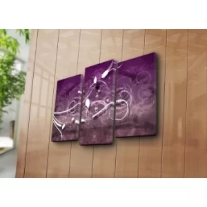 Image of 3PATK-100 Multicolor Decorative Canvas Painting (3 Pieces)