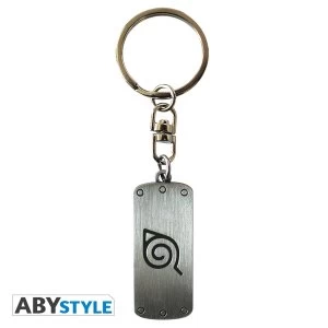 Image of Naruto Shippuden - Konoha Symbol Metal Keyring