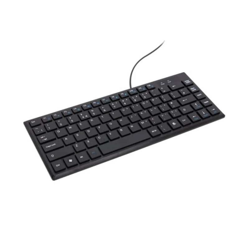 Image of Q-Connect Ergonomic Compact Keyboard Wired Black KF14361