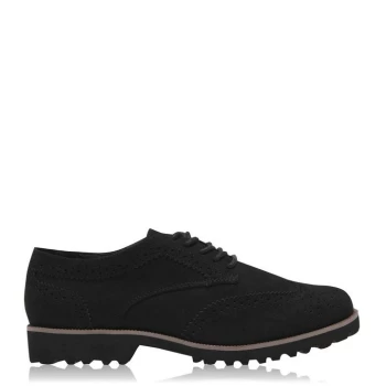 Image of Linea Chunky Brogues - Black