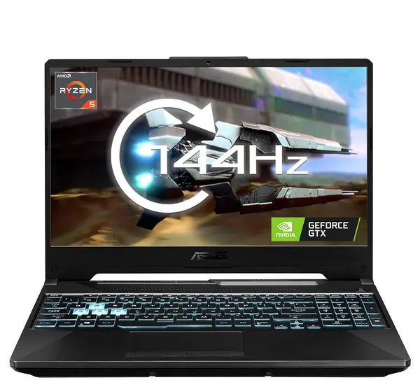 Image of ASUS TUF Gaming A15 15.6" Gaming Laptop - NVIDIA GeForce RTX 2050, AMD Ryzen 5, 512GB SSD - Black
