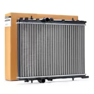 Image of RIDEX Engine radiator 470R0003 Radiator, engine cooling,Radiator PEUGEOT,CITROEN,206 Schragheck (2A/C),206 CC (2D),307 CC (3B),307 SW (3H),307 (3A/C)