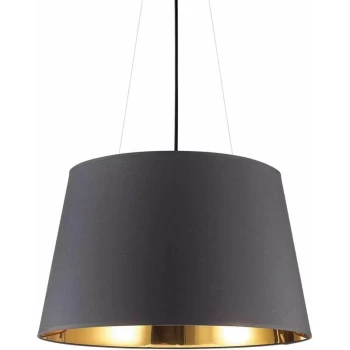 Image of Ideal Lux Lighting - Ideal Lux Nordik - 6 Light Dome Ceiling Pendant Light Black