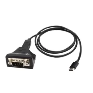 Image of Brainboxes US-720 cable gender changer USB-C RS422/485 Black
