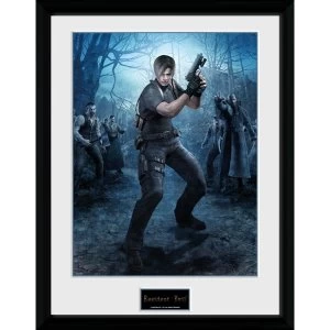 Image of Resident Evil Leon Gun Collector Print