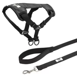 Image of Bunty Strap N Strole Black and Middlewood Lead Black - Small