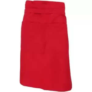 Image of SOLS Unisex Greenwich Apron / Barwear (ONE) (Red) - Red