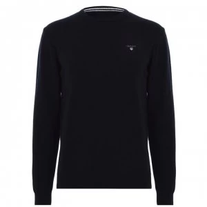 Image of Gant Crew Neck Jumper - Navy 410