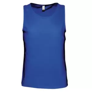 Image of SOLS Mens Justin Sleeveless Tank / Vest Top (L) (Royal Blue)