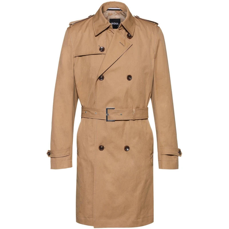 Image of Boss H-Hyde Trench Coat Beige male 40 inch