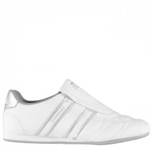 Image of Slazenger Warrior Ladies Trainers - White/Silver
