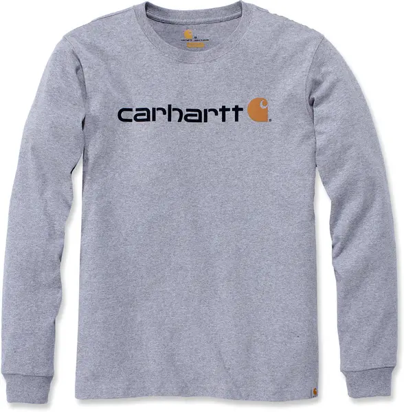Image of Carhartt EMEA Workwear Signature Graphic Core Logo Longsleeve, grey, Size S