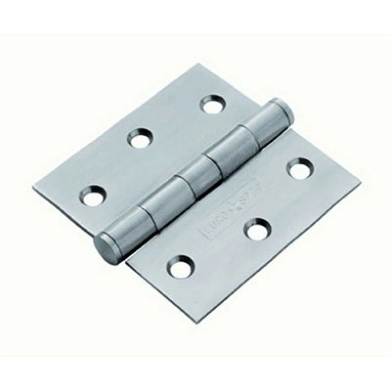 Image of Loops PAIR 76 x 76 x 2mm Standard Bearing Door Hinge Satin Stainless Steel Metallics