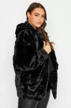 Image of Faux Fur Oversized Jacket