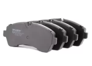 Image of RIDEX Brake pad set 402B0407 Brake pads,Brake pad set, disc brake VW,MERCEDES-BENZ,CRAFTER 30-50 Kasten (2E_),CRAFTER 30-35 Bus (2E_)