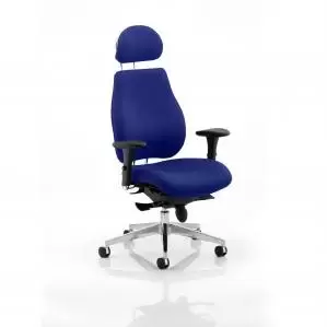 Image of Chiro Plus Headrest Bespoke Colour Admiral Blue KCUP0195