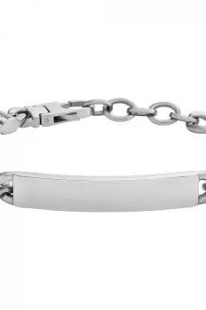 Image of Gents Fossil Jewellery Drew Engraveables Bracelet JF04164040