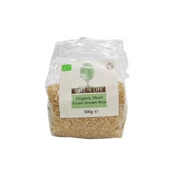 Image of Organic Rice - Brown Short Grain - 500g x 6 - 85562 - Tree Of Life