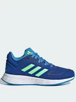 Image of adidas Kids Duramo 10, Blue/Green, Size 5.5
