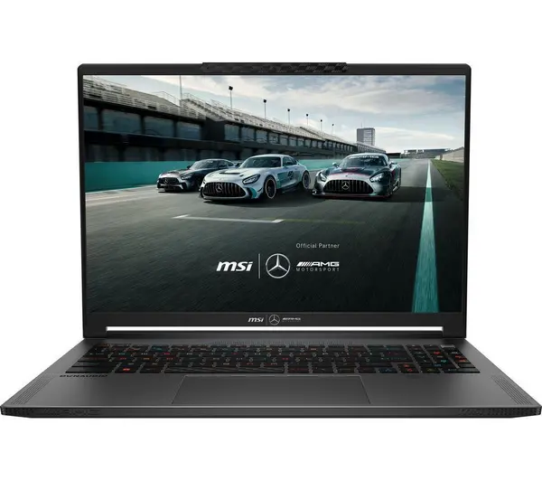 Image of MSI Stealth 16 Mercedes-AMG Motorsport 16" Gaming Laptop - Intel Core i9, RTX 4070, 1TB SSD, Silver/Grey