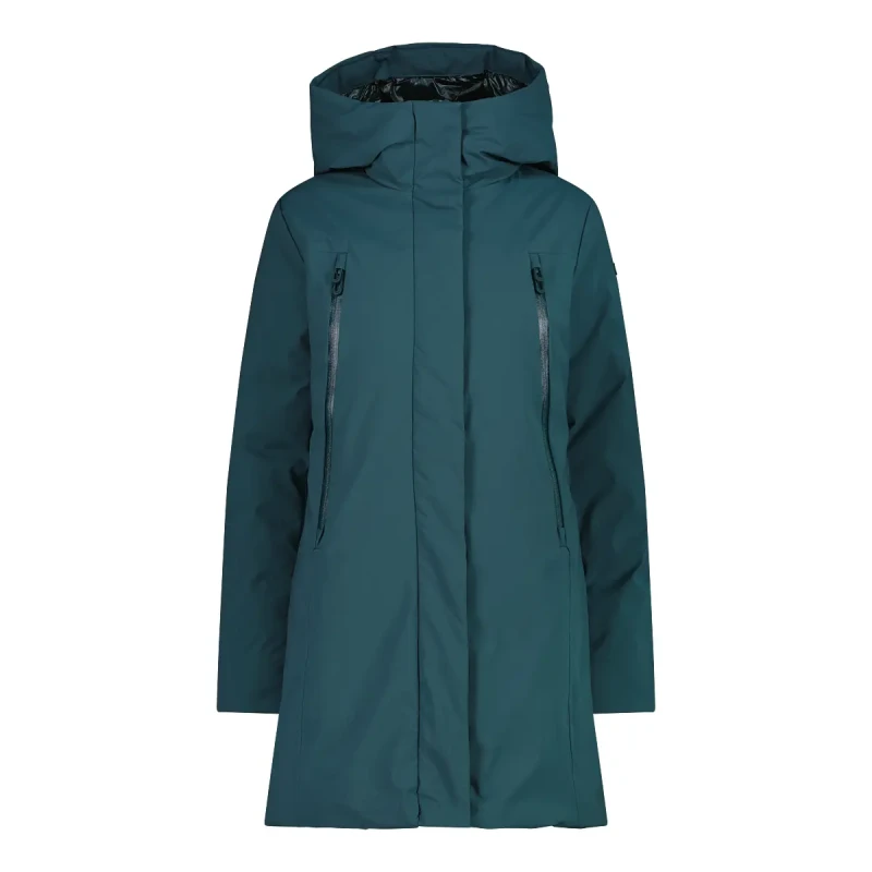 Image of Womens zip-up hoodie coat CMP Vert Female M
