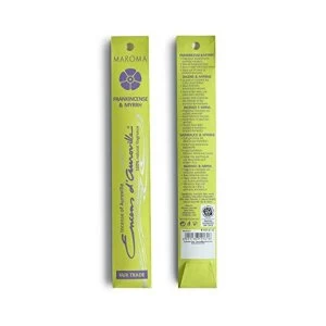 Image of Himalaya Maroma Frankincense and Myrrh Incense Sticks (Pack of 5/50 Sticks)