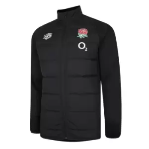 Image of Umbro England Rugby Thermal Jacket Mens - Black