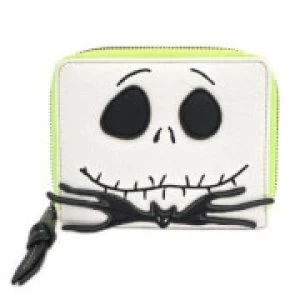 Image of Loungefly Disney The Nightmare Before Christmas Faux Leather Bifold Zip Around Purse