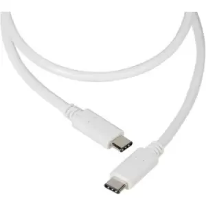 Image of Vivanco USB cable USB 2.0 USB-C plug, USB-C plug 1.20 m White 37561