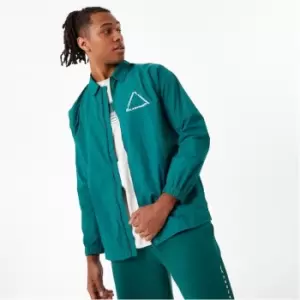 Image of Slazenger ft. Aitch Zip Front Shirt Mens - Green
