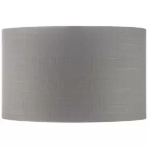 Image of Loops - Lamp Shade - Charcoal Fabric & Bright Nickel Plate - 40W E27 or B22 gls - e10222
