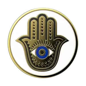 Image of Enamel Hamsa Hand