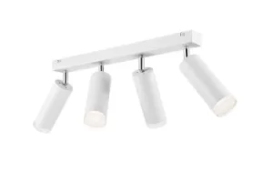 Image of Felix Adjustable Spotlight Bar White, 4x E27