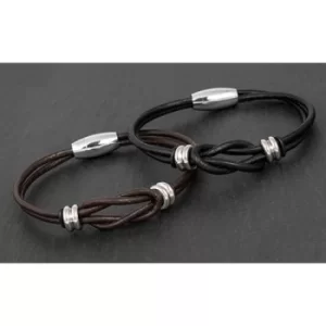 Image of EQ For Men Knotted Leather Bracelet