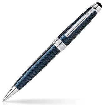 Image of Mont Blanc - Meisterstuck Solitaire Blue Hour Midsize Ballpoint Pen - Ballpoint Pens - Blue
