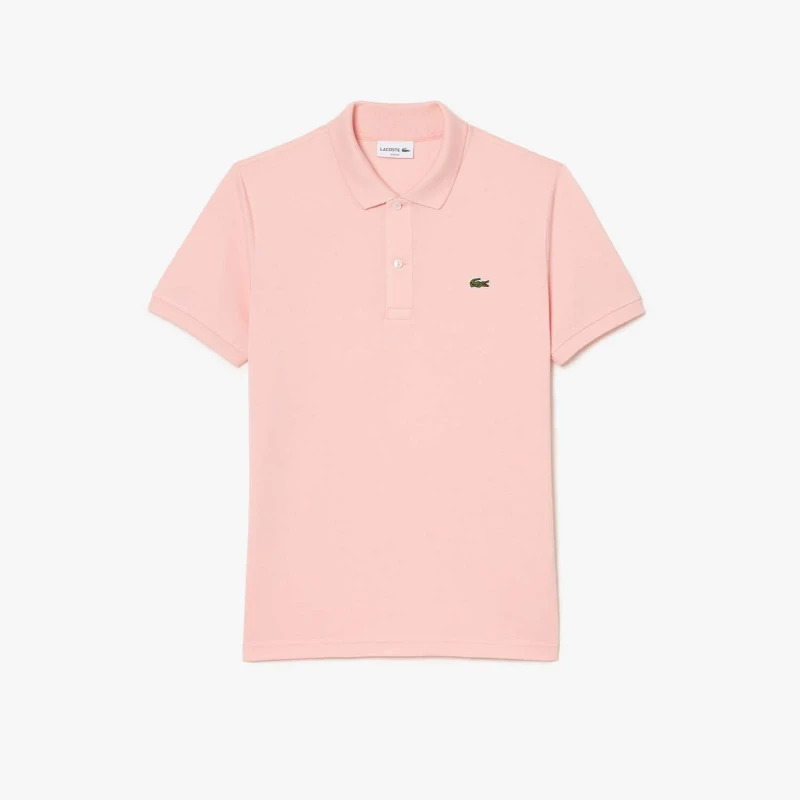 Image of Lacoste Slim Fit L.12.12 Piqu Polo Shirt - Pink Pink XS