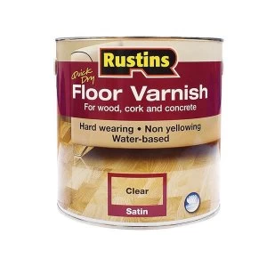 Image of Rustins Quick Dry Floor Varnish Gloss 5 litre