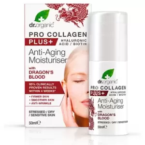 Image of Dr Organic Pro-Collagen Anti Ageing Moisturiser with Dragons Blood
