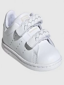 Image of adidas Originals Infant Stan Smith I Trainers - White, Size 3