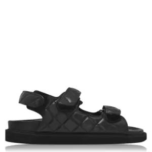 Image of Alohas Hook and Loop Sandal - Black