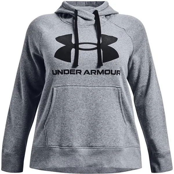 Image of Under Armour Rival Fleece Logo Hoodie Womens Performance Hoodies 8 (XS) Purple 34214924310