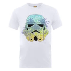 Image of Star Wars Stormtrooper Hawaii T-Shirt - White - S