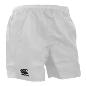 Image of Canterbury Mens Advantage Elasticated Sports Shorts (XL) (White)
